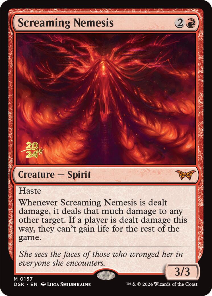 Screaming Nemesis [Duskmourn: House of Horror Prerelease Promos] | The Time Vault CA