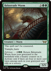 Balustrade Wurm [Duskmourn: House of Horror Prerelease Promos] | The Time Vault CA