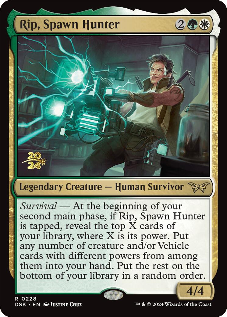 Rip, Spawn Hunter [Duskmourn: House of Horror Prerelease Promos] | The Time Vault CA