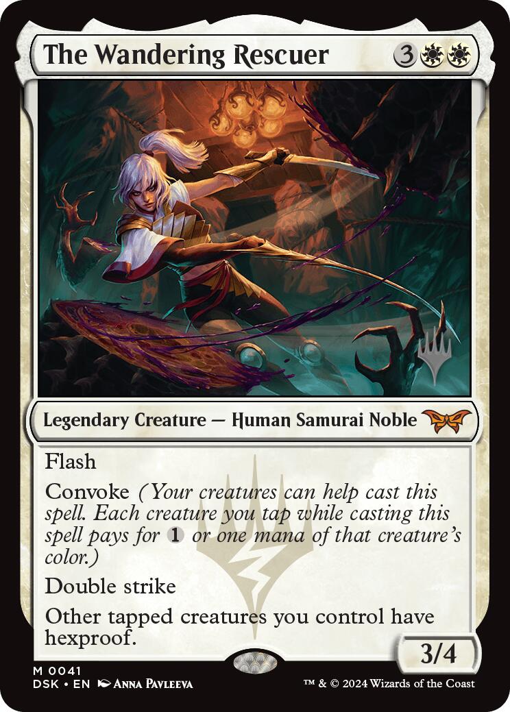 The Wandering Rescuer (Promo Pack) [Duskmourn: House of Horror Promos] | The Time Vault CA