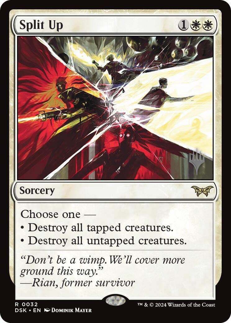 Split Up (Promo Pack) [Duskmourn: House of Horror Promos] | The Time Vault CA