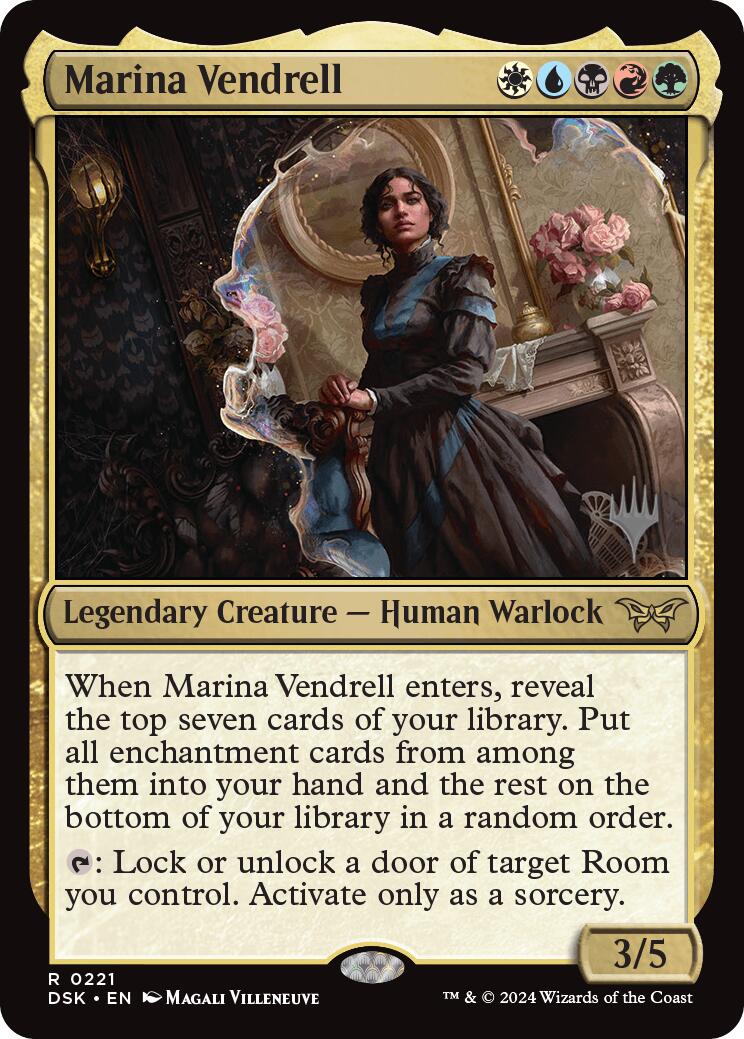 Marina Vendrell (Promo Pack) [Duskmourn: House of Horror Promos] | The Time Vault CA