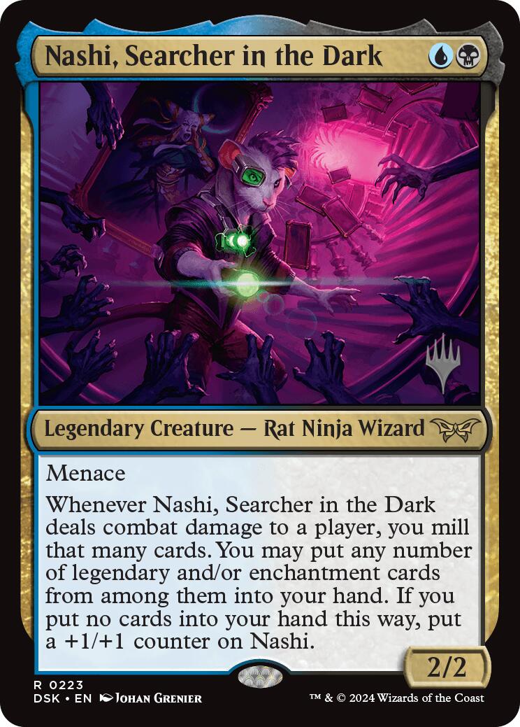 Nashi, Searcher in the Dark (Promo Pack) [Duskmourn: House of Horror Promos] | The Time Vault CA