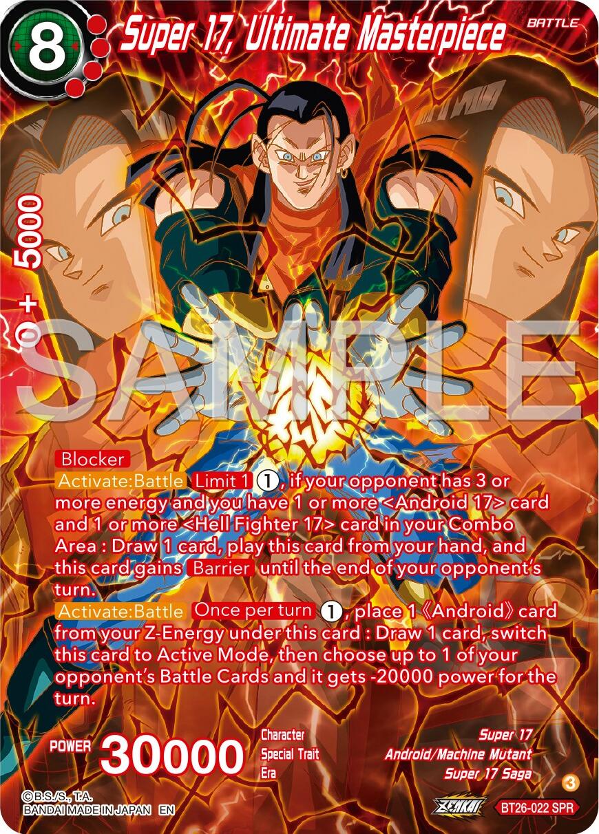 Super 17, Ultimate Masterpiece (SPR) (BT26-022) [Ultimate Advent] | The Time Vault CA