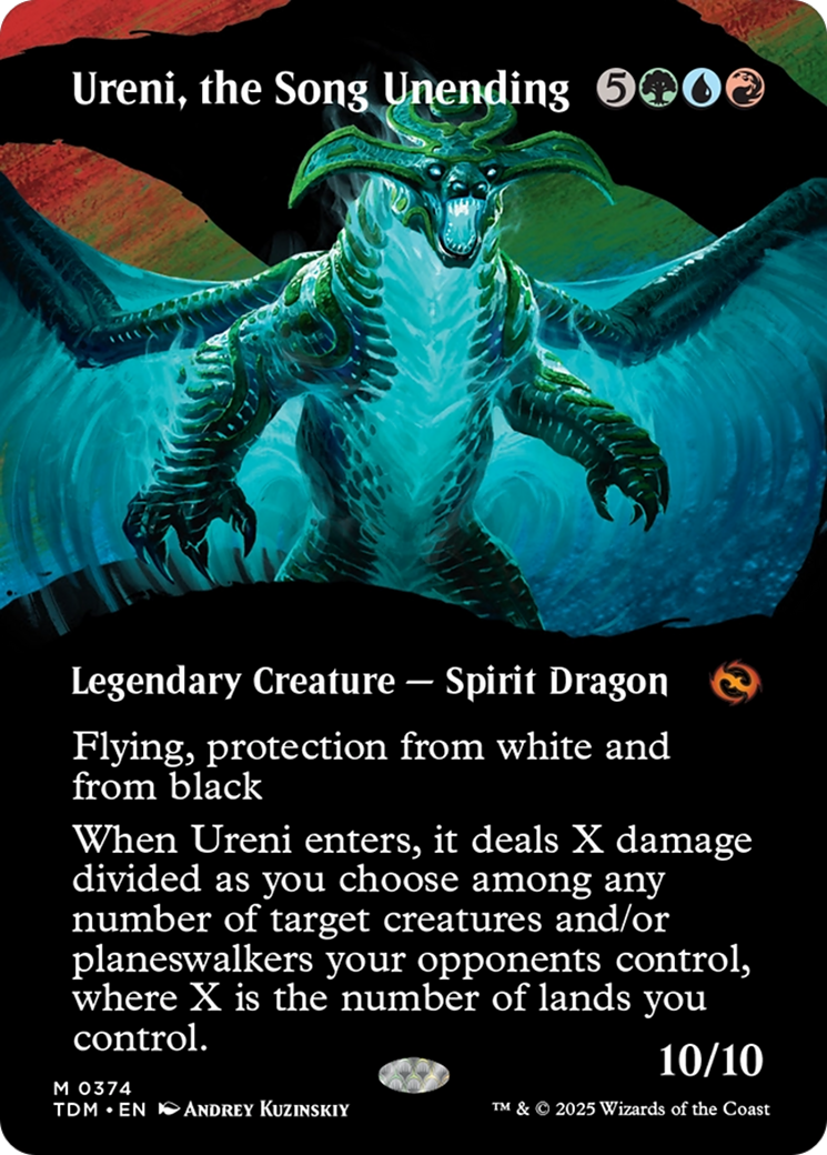 Ureni, the Song Unending (Borderless) [Tarkir: Dragonstorm] | The Time Vault CA