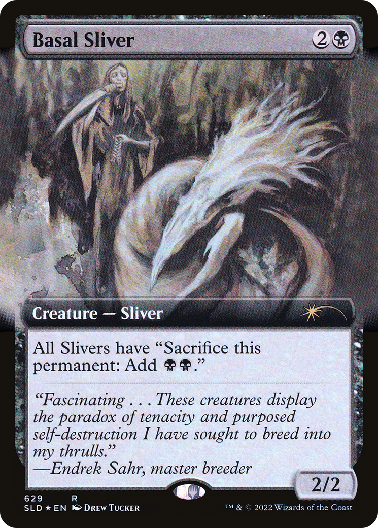 Basal Sliver (Extended Art) [Secret Lair Drop Promos] | The Time Vault CA