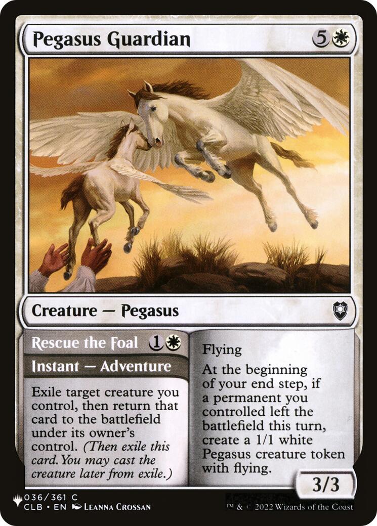 Pegasus Guardian [The List] | The Time Vault CA