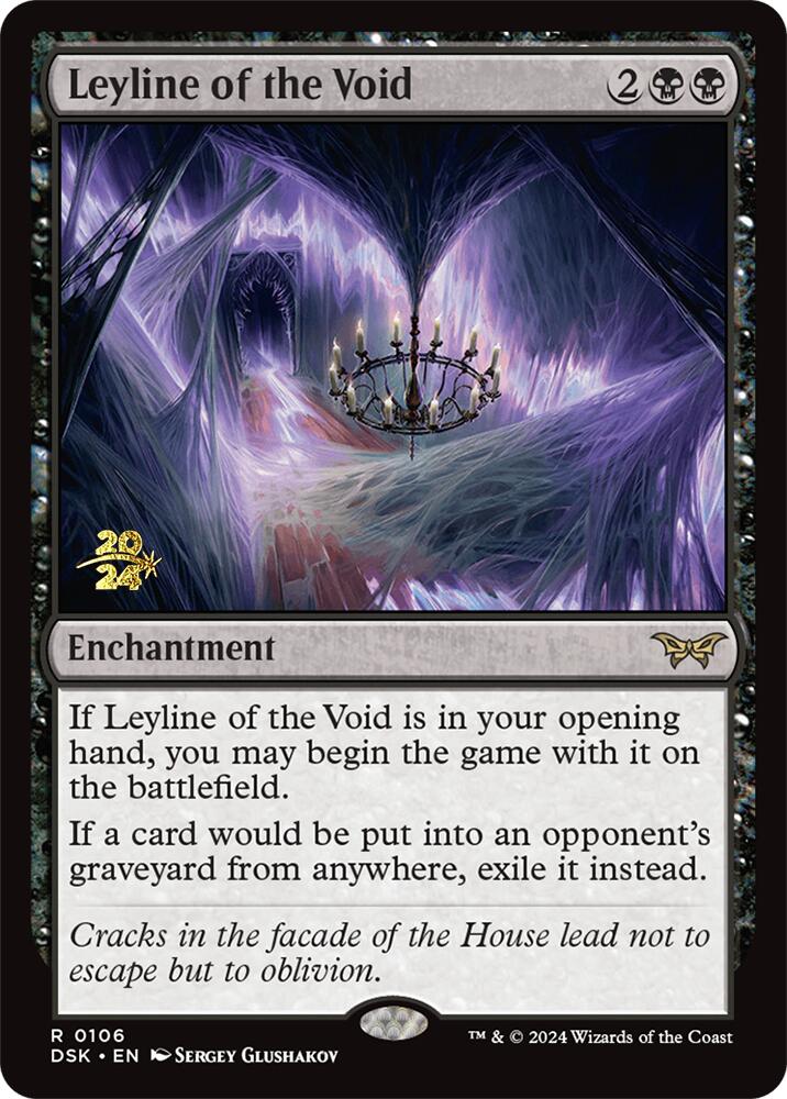 Leyline of the Void (0106) [Duskmourn: House of Horror Prerelease Promos] | The Time Vault CA