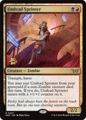 Undead Sprinter [Duskmourn: House of Horror Prerelease Promos] | The Time Vault CA