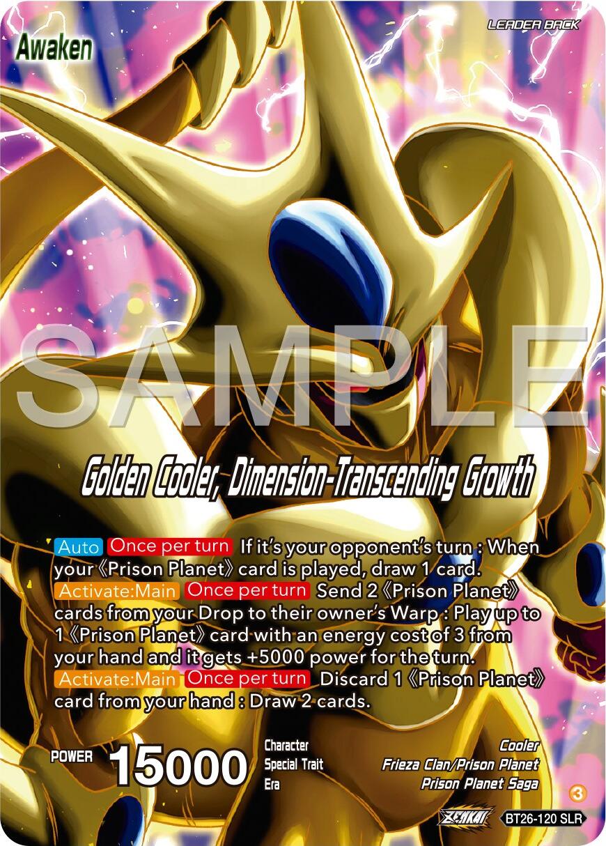 Cool // Golden Cooler, Dimension-Transcending Growth (Alternate Art) (BT26-120) [Ultimate Advent] | The Time Vault CA