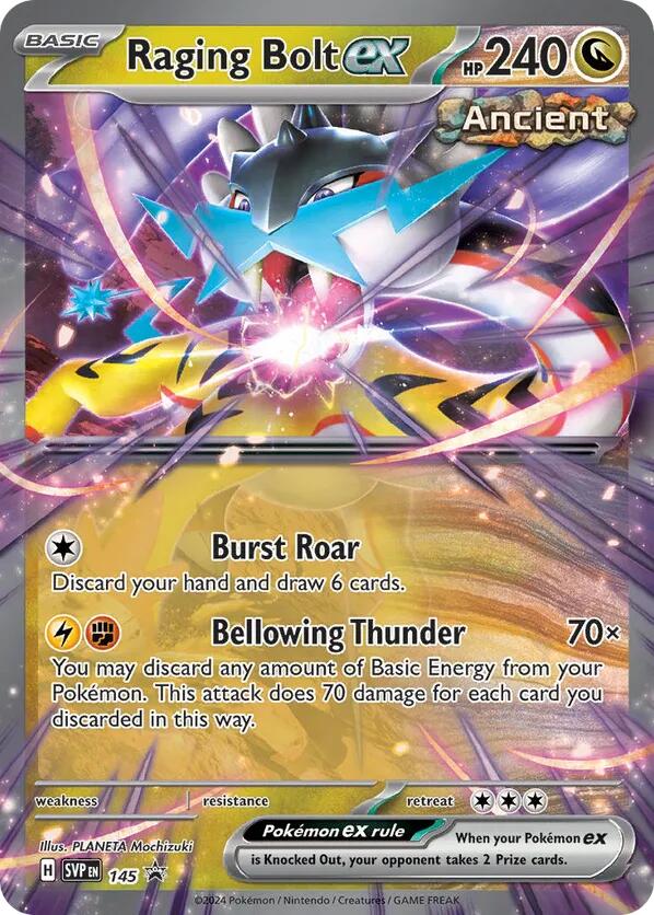 Raging Bolt ex (145) [Scarlet & Violet: Black Star Promos] | The Time Vault CA