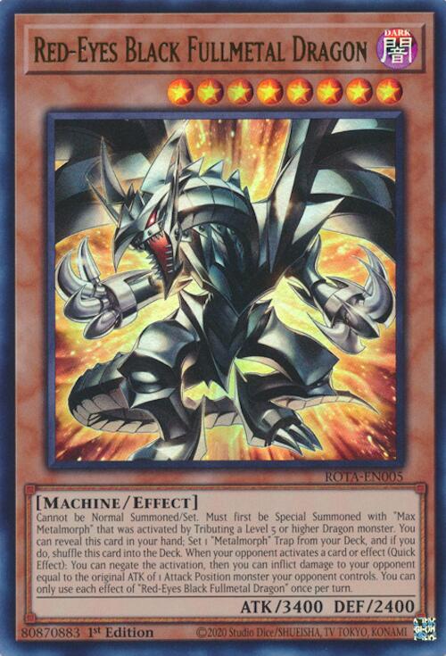 Red-Eyes Black Fullmetal Dragon [ROTA-EN005] Ultra Rare | The Time Vault CA