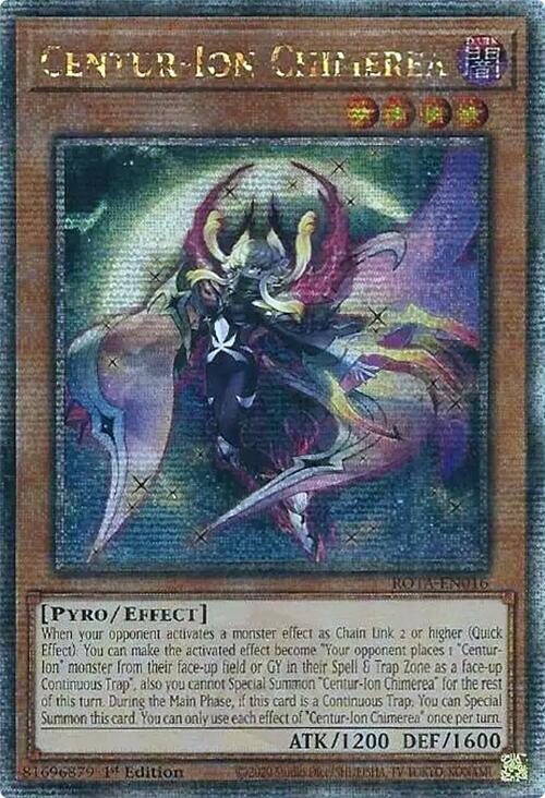 Centur-Ion Chimerea (Quarter Century Secret Rare) [ROTA-EN016] Quarter Century Secret Rare | The Time Vault CA