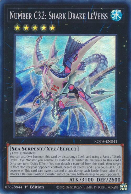 Number C32: Shark Drake LeVeiss [ROTA-EN041] Super Rare | The Time Vault CA