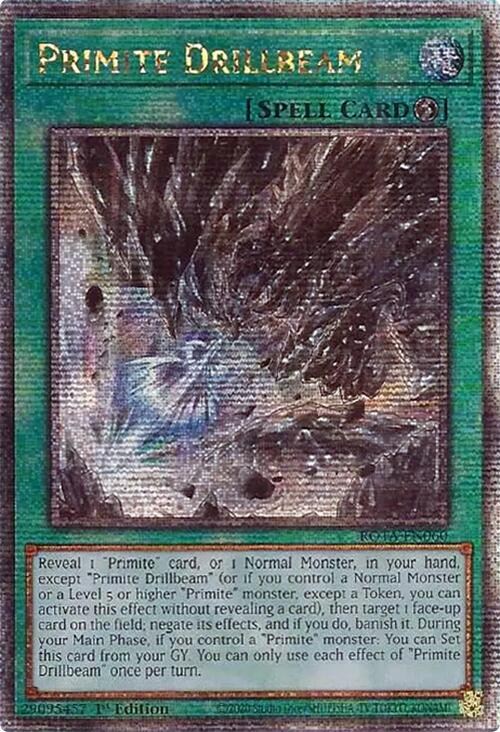 Primite Drillbeam (Quarter Century Secret Rare) [ROTA-EN060] Quarter Century Secret Rare | The Time Vault CA