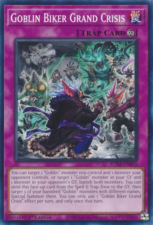 Goblin Biker Grand Crisis [ROTA-EN075] Common | The Time Vault CA