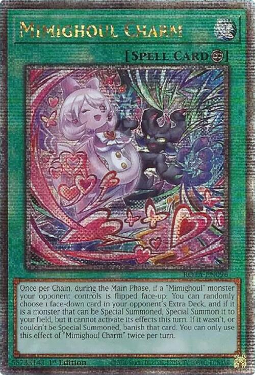 Mimighoul Charm (Quarter Century Secret Rare) [ROTA-EN096] Quarter Century Secret Rare | The Time Vault CA