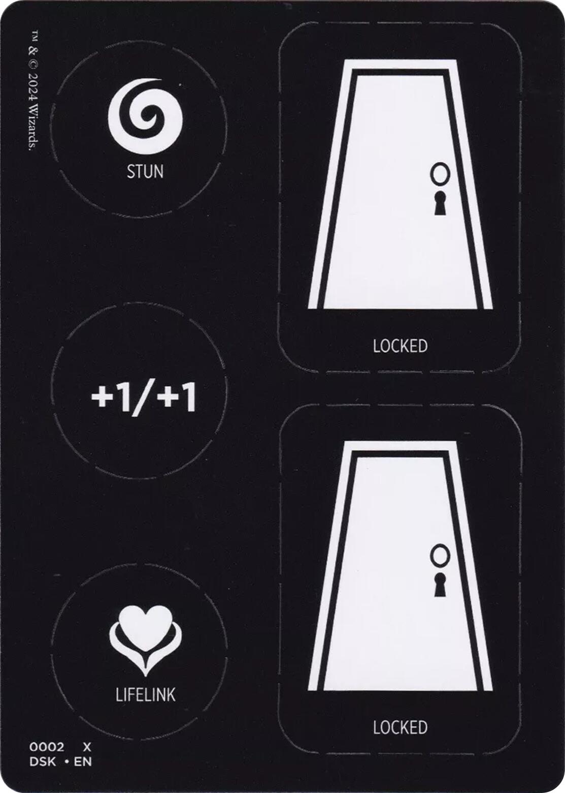 Punch Card Token (1 // 2) [Duskmourn: House of Horror Tokens] | The Time Vault CA