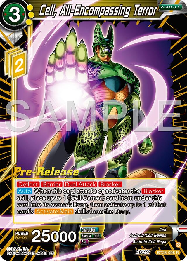 Cell, All-Encompassing Terror (BT26-096) [Ultimate Advent Prerelease Promos] | The Time Vault CA