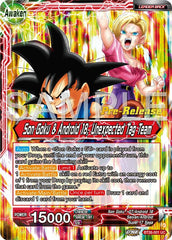 Son Goku // Son Goku & Android 18, Unexpected Tag Team (BT26-001) [Ultimate Advent Prerelease Promos] | The Time Vault CA