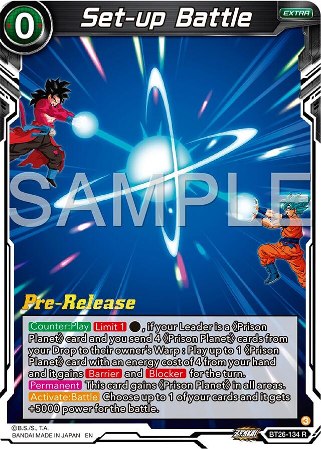 Set-up Battle (BT26-134) [Ultimate Advent Prerelease Promos] | The Time Vault CA