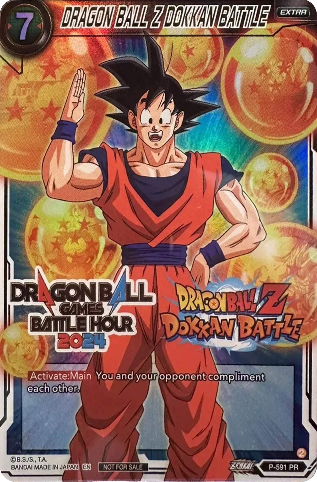 DRAGON BALL Z DOKKAN BATTLE (Dragon Ball Games Battle Hour 2024 Promo Card Set) (P-591) [Promotion Cards] | The Time Vault CA