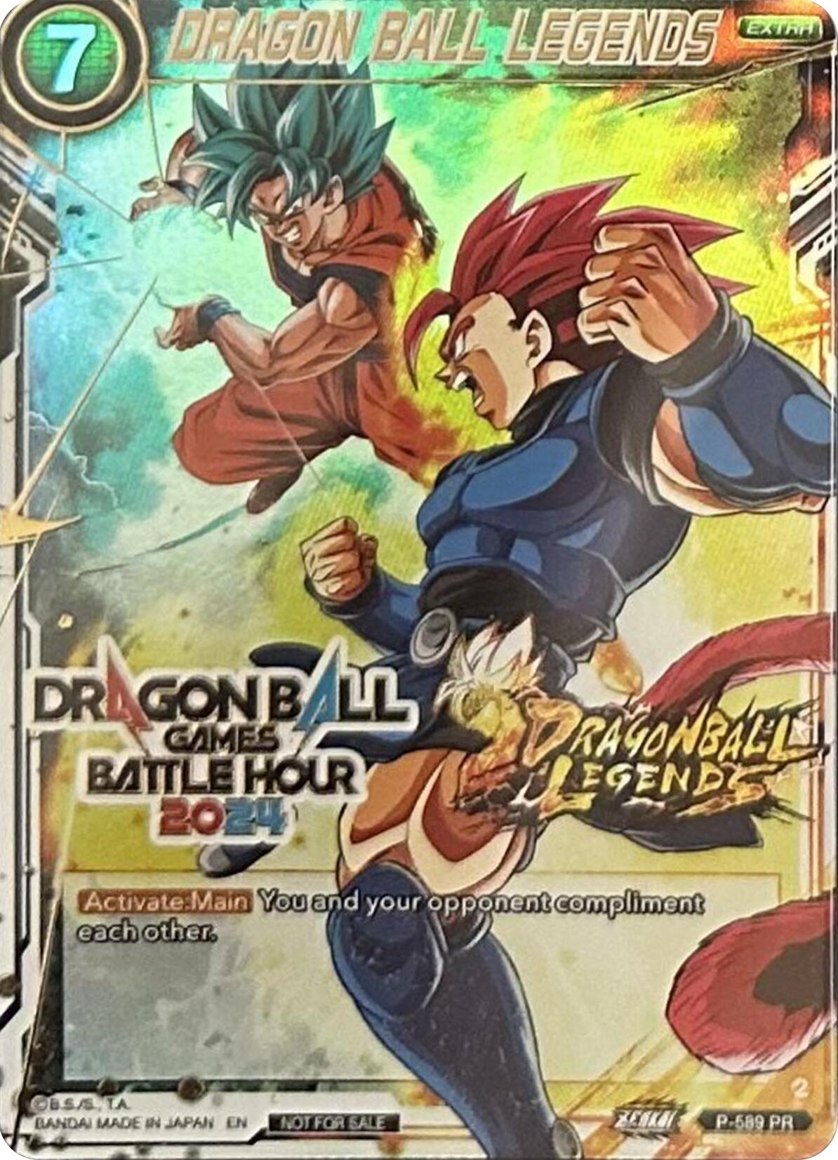 DRAGON BALL LEGENDS (Dragon Ball Games Battle Hour 2024 Promo Card Set) (P-589) [Promotion Cards] | The Time Vault CA