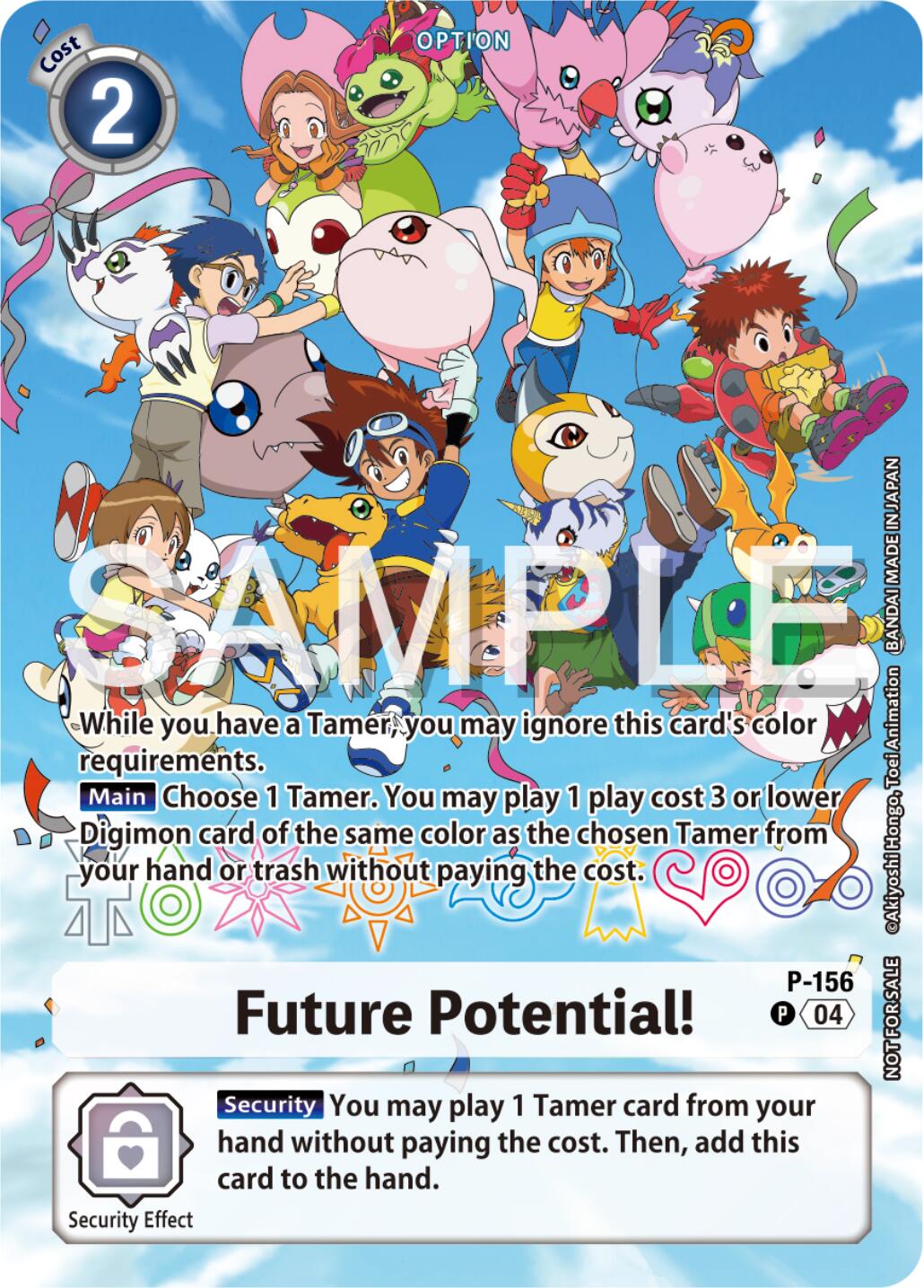 Future Potential! [P-156] (25th Anniversary Digimon Adventure) [Digimon LIBERATOR] | The Time Vault CA