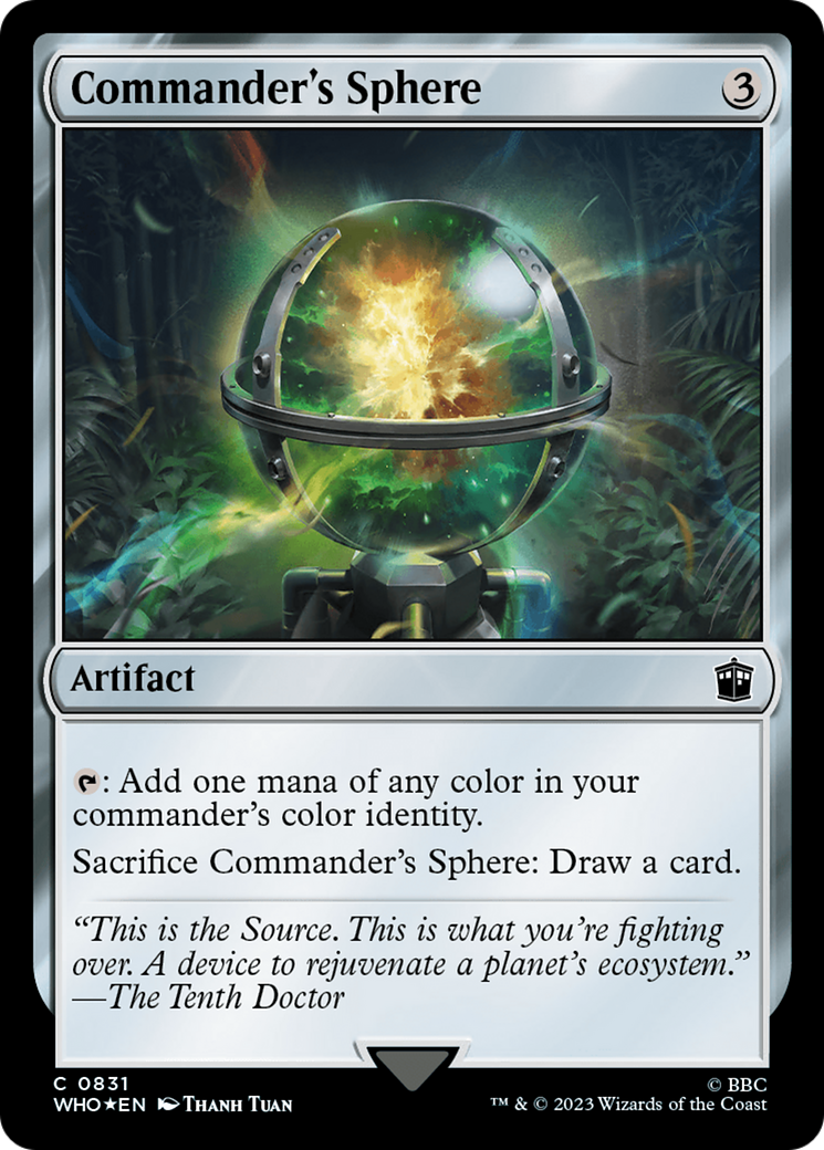 Commander's Sphere (Surge Foil) [Doctor Who] | The Time Vault CA