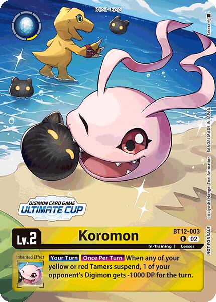 Koromon [BT12-003] (Ultimate Cup 2024) [Across Time] | The Time Vault CA