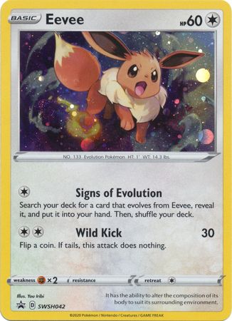 Eevee (SWSH042) [Sword & Shield: Black Star Promos] | The Time Vault CA