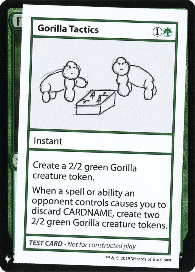 Gorilla Tactics [Mystery Booster Playtest Cards] | The Time Vault CA