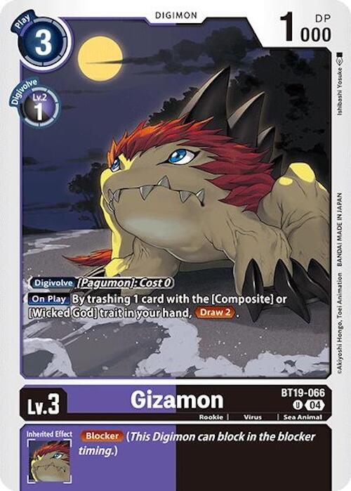 Gizamon [BT19-066] [Release Special Booster 2.0] | The Time Vault CA