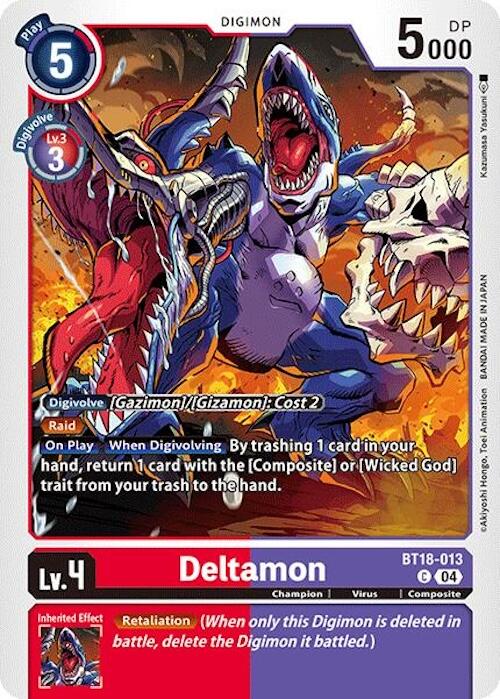 Deltamon [BT18-013] [Release Special Booster 2.0] | The Time Vault CA