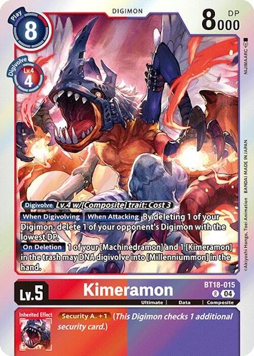 Kimeramon [BT18-015] [Release Special Booster 2.0] | The Time Vault CA