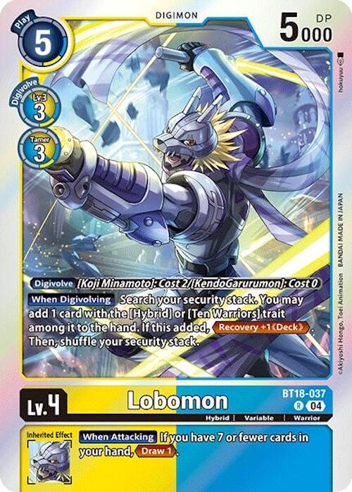 Lobomon [BT18-037] [Release Special Booster 2.0] | The Time Vault CA