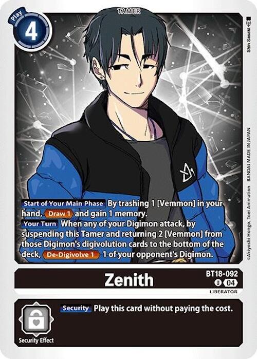 Zenith [BT18-092] [Release Special Booster 2.0] | The Time Vault CA