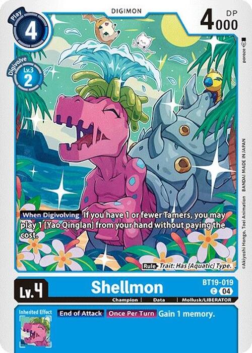 Shellmon [BT19-019] [Release Special Booster 2.0] | The Time Vault CA