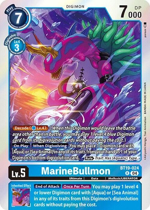 MarineBullmon [BT19-024] [Release Special Booster Ver.2.0] | The Time Vault CA