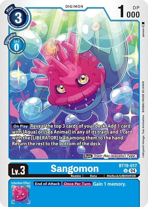 Sangomon [BT19-017] [Release Special Booster 2.0] | The Time Vault CA