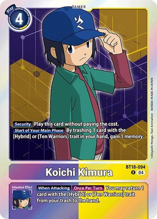 Koichi Kimura [BT18-094] [Release Special Booster 2.0] | The Time Vault CA