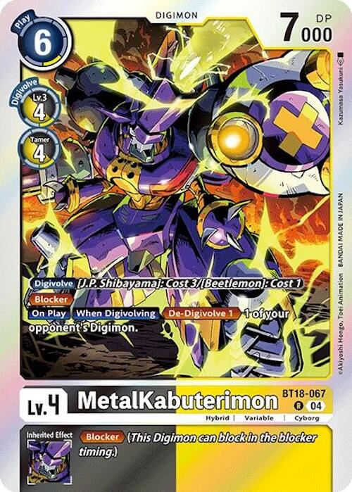 MetalKabuterimon [BT18-067] [Release Special Booster 2.0] | The Time Vault CA