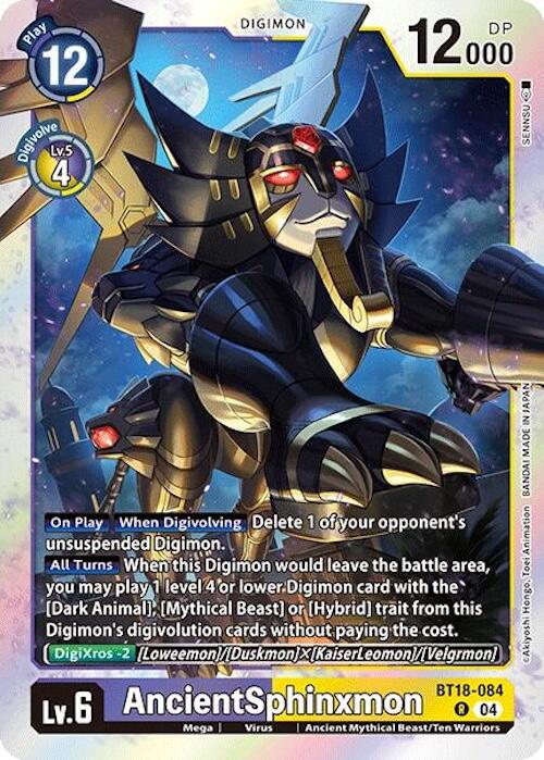 AncientSphinxmon [BT18-084] [Release Special Booster 2.0] | The Time Vault CA