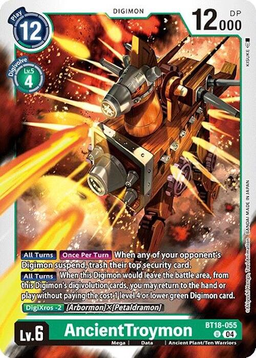 AncientTroymon [BT18-055] [Release Special Booster 2.0] | The Time Vault CA