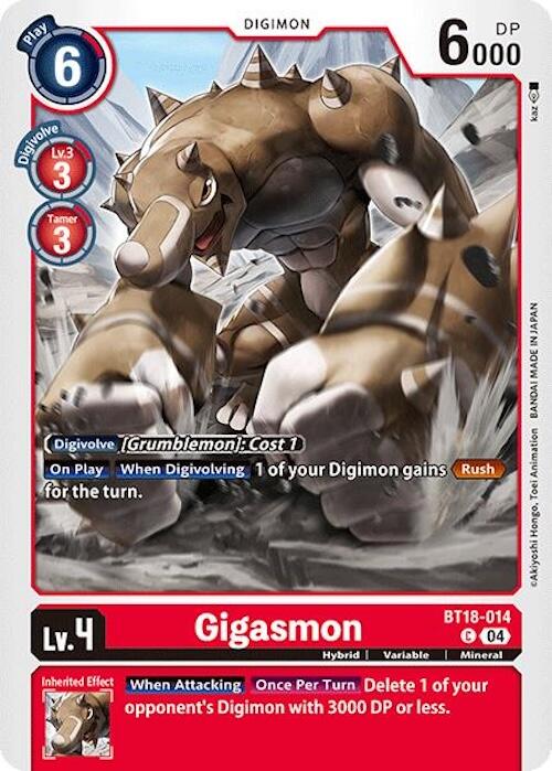 Gigasmon [BT18-014] [Release Special Booster 2.0] | The Time Vault CA