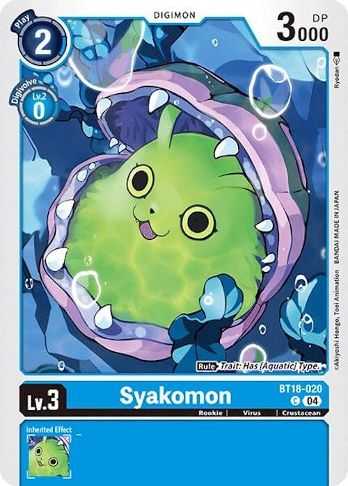 Syakomon [BT18-020] [Release Special Booster 2.0] | The Time Vault CA