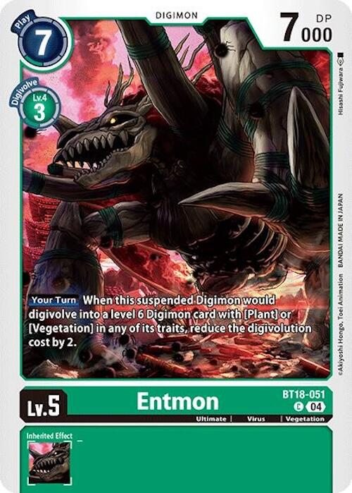 Entmon [BT18-051] [Release Special Booster 2.0] | The Time Vault CA