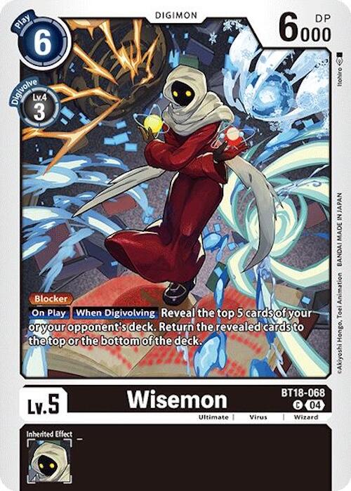 Wisemon [BT18-068] [Release Special Booster 2.0] | The Time Vault CA