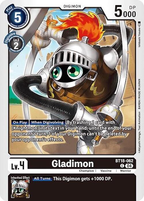 Gladimon [BT18-062] [Release Special Booster 2.0] | The Time Vault CA