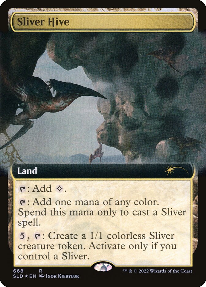 Sliver Hive (Extended Art) [Secret Lair Drop Promos] | The Time Vault CA